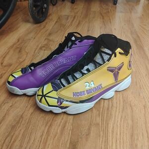 Jordan Athletic Shoes - Purple and Yellow